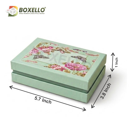 6 Pcs Chocolate Top Bottom Rigid  Box (5.7" x 3.8" x 1")