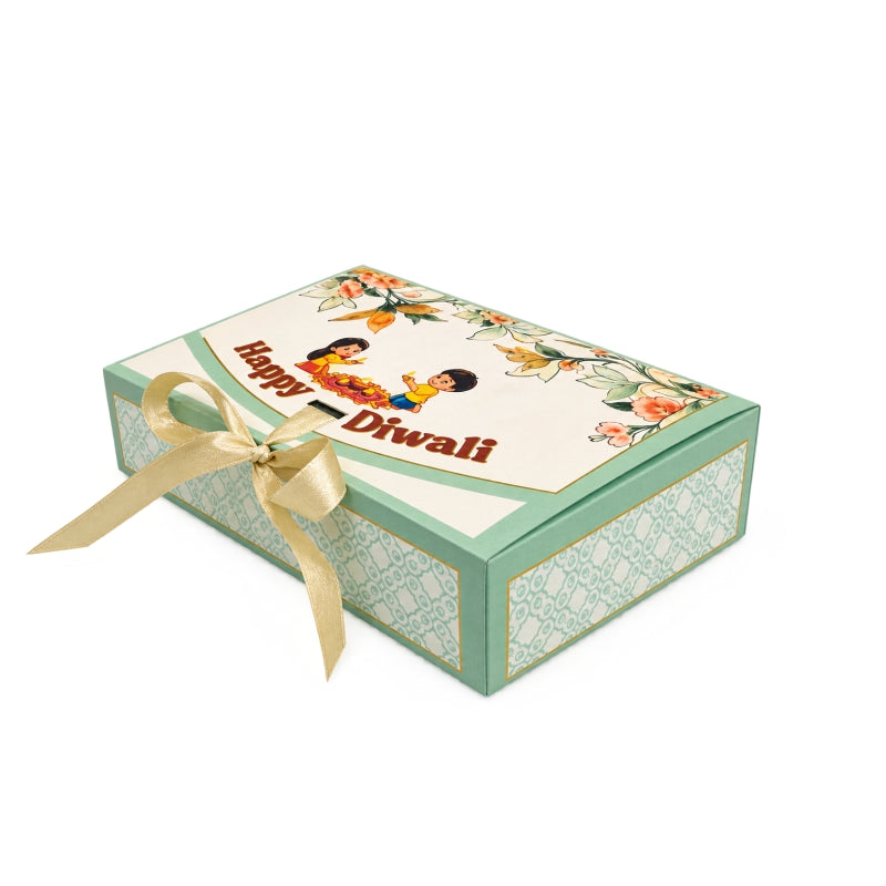 Diwali 12 Pcs Chocolate Box With Cavities (5.5 x 7.5 x 2")
