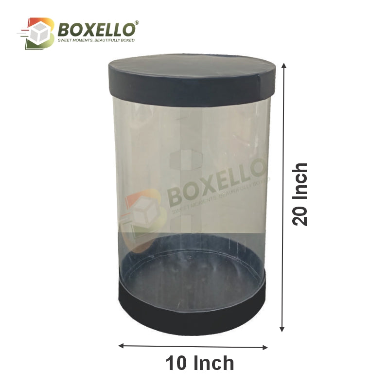Transparent Boxes (10 x10 X 20 inches)