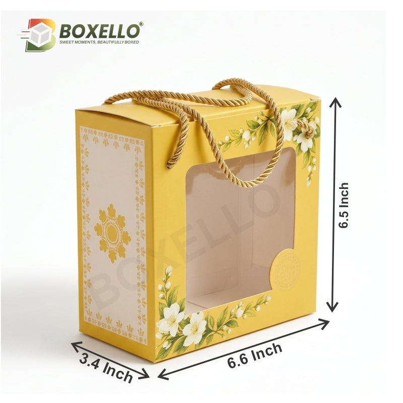 2 Pcs Cookie Box ( 6.6" x 3.4" x 6.5 ")