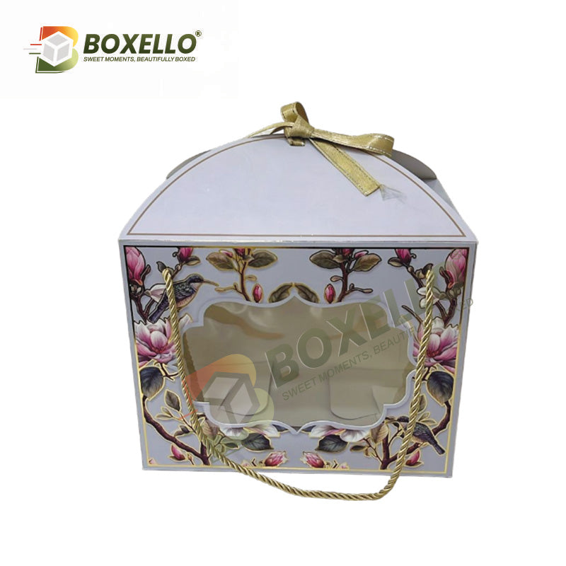 Carry Case Hamper Box With Gold Foiling : 7" X 10" X 8"