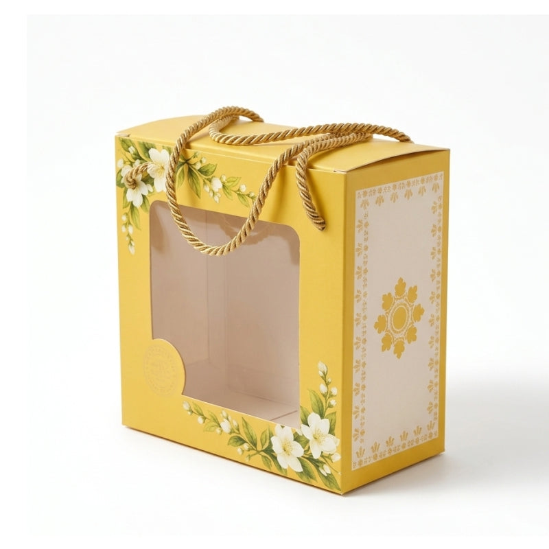 2 Pcs Cookie Box ( 6.6" x 3.4" x 6.5 ")
