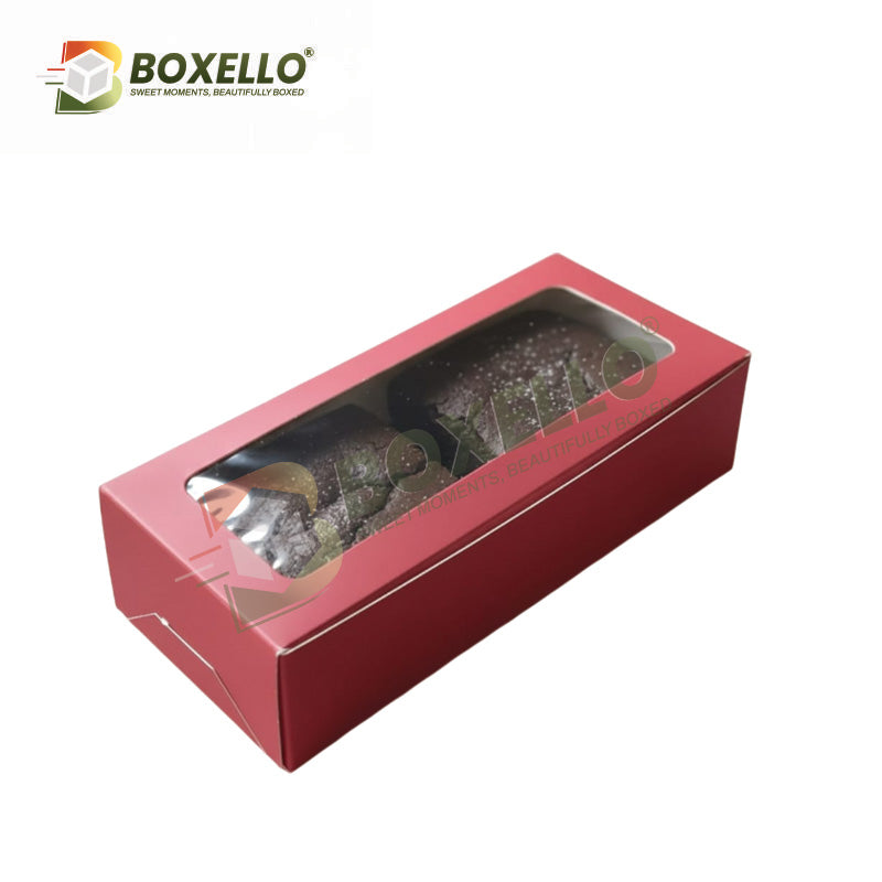 2 Pcs Brownie boxes 6 x 3 X 1.5 inches