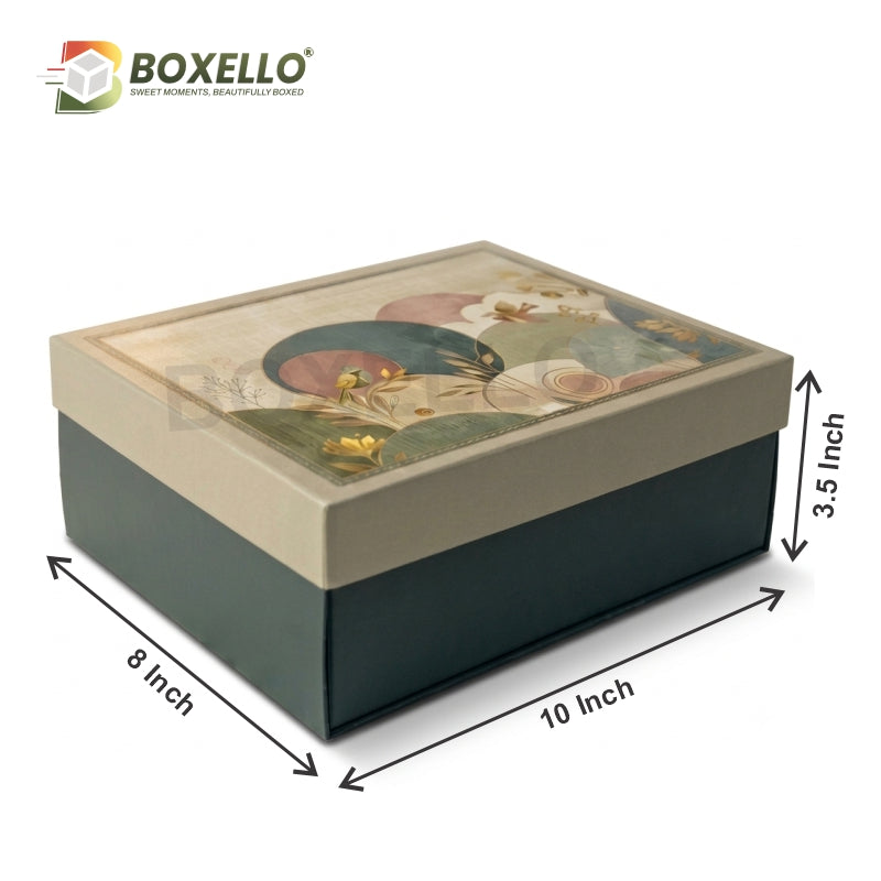 Foldable  Top Bottom Rigid Box (10" x 8" x 3.5")
