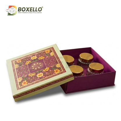 Foldable Top Bottom Rigid Box (10" x 10" x 3.5")