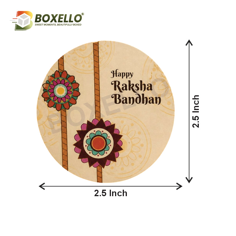 Raksha Bandhan tags ( Diameter :- 2.50" )