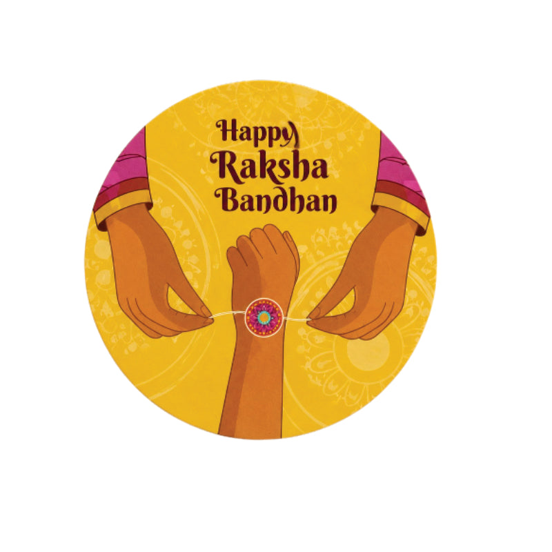 Raksha Bandhan tags ( Diameter :- 2.50" )
