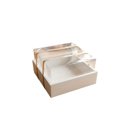 Transparent Bouquet Box ( 10.5"x 9.5"x 6")