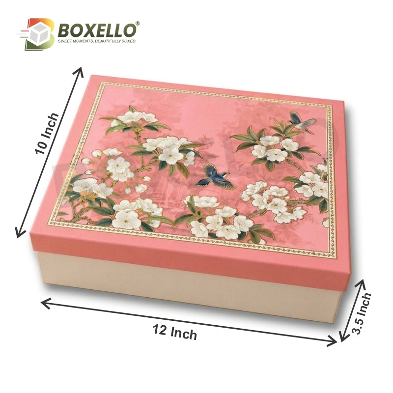 Foldable Top Bottom Rigid Box (12" x 10" x 3.5")