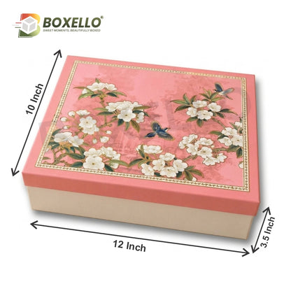 Foldable Top Bottom Rigid Box (12" x 10" x 3.5")