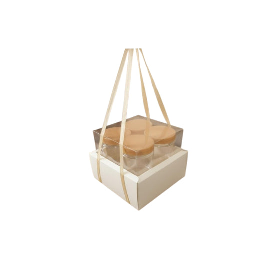 Cake & Flower Bouquet Box ( 7"x7"x6")