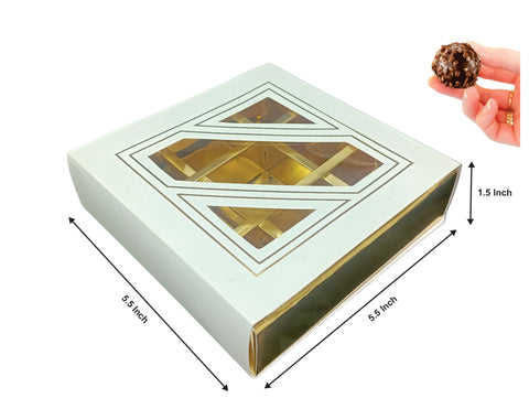 Chocolate Box 9 Pcs (5.5"x5.5"x1.5") 1278