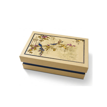 8 Pcs Chocolate Rigid  Box With Gold Foiling (7.75" x 4" x 1")