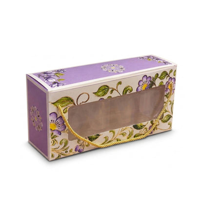 4 Cookie Jar Box with Gold Foiling  ( 13.5"x3.5"x6.5")