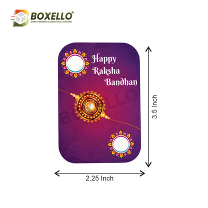 Raksha bandhan Tags (2.25" x 3.5" )