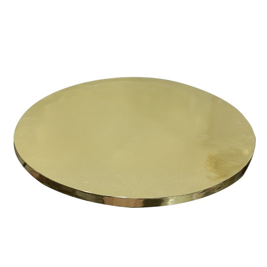 16 Inch Drum Board Cake Base - Golden