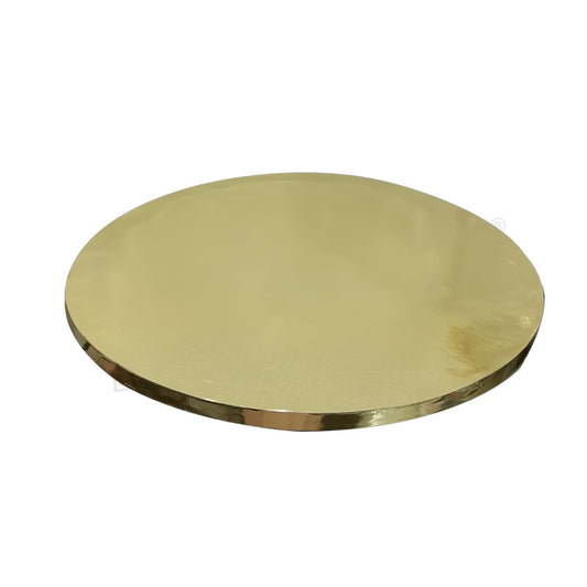 14 Inch Drum Board Cake Base - Golden