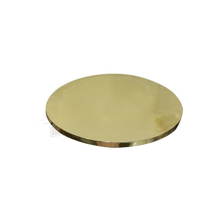 10 Inch Drum Board Cake Base - Golden