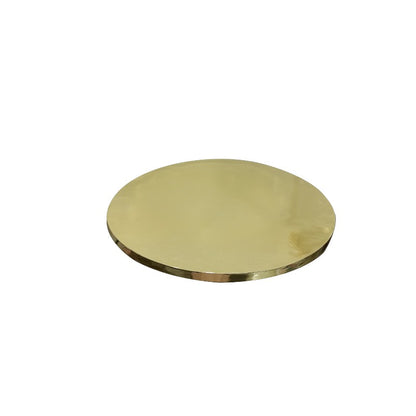 8 Inch Drum Board Cake Base - Golden