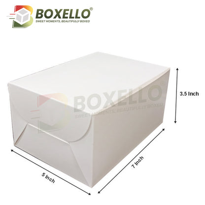 4 Pcs Pastry Box (7x 5 x 3.5 inches)