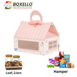 Hut Shape Hamper Boxes / cupcake Boxes (10x6.7X3.8 inches)  950