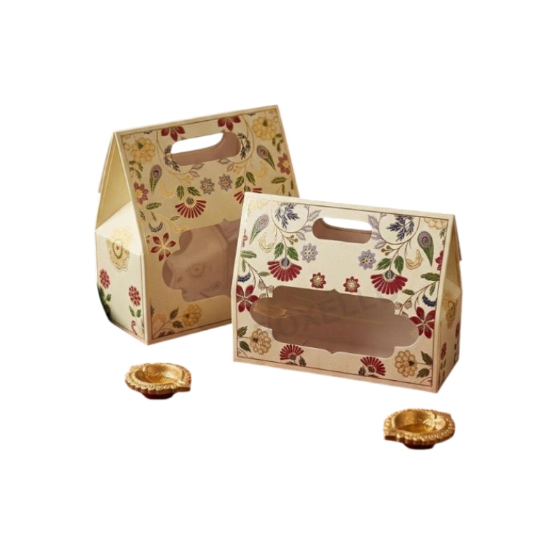 3 Jar Hamper Box with Gold foiling ( 10.5" x 3.75" X 8")