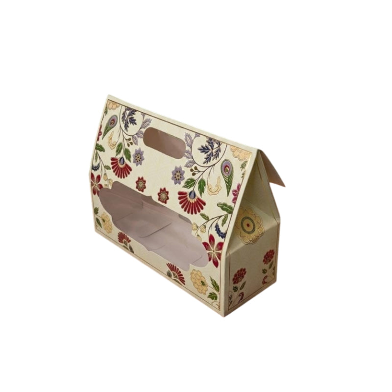 3 Jar Hamper Box with Gold foiling ( 10.5" x 3.75" X 8")