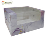 Dry Cake/4 Pcs Cup Cake Box (7x7x3.75 inches) 504