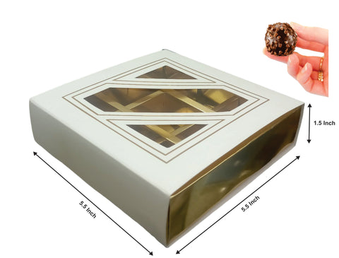 Chocolate Box 9 Pcs (5.5"x5.5"x1.5") 1275