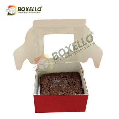 Single Pcs Brownie boxes (3"x3"x1.5")