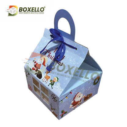 Christmas Hut boxes (7x7x3.7 inches)