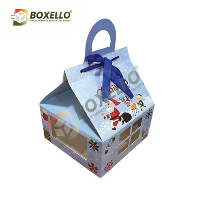 Christmas Hut boxes (7x7x3.7 inches)