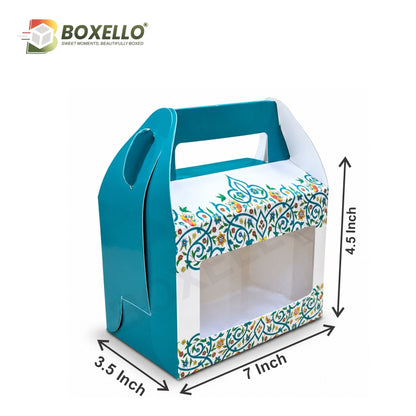 2 Pcs Cookies box ( 7 x 3.5 X 4.5 inches)