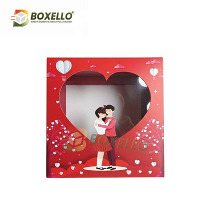 Valentine Die Cut Hamper Box 7x7x3.5 inches
