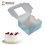 Square window Cake Boxes(10x10x5 inches ) 610