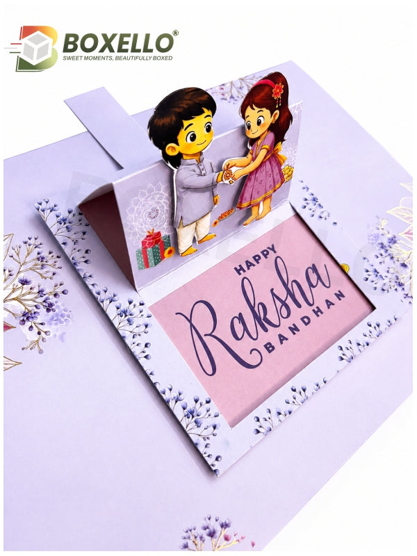 Rakhi Die Cut Hamper Box   (10" x 7" x 3.5" )