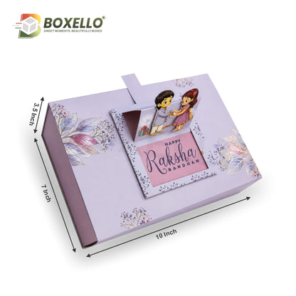 Rakhi Die Cut Hamper Box   (10" x 7" x 3.5" )