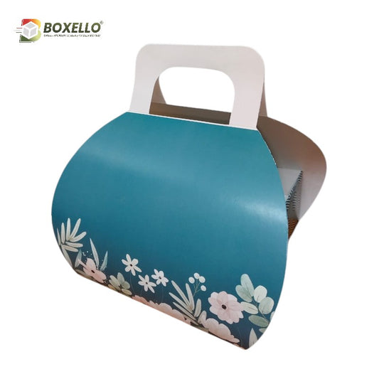 Gable Hamper Box with 2 Salsa jars 1  Loaf  Cavity (9"x8.5"x3.5")
