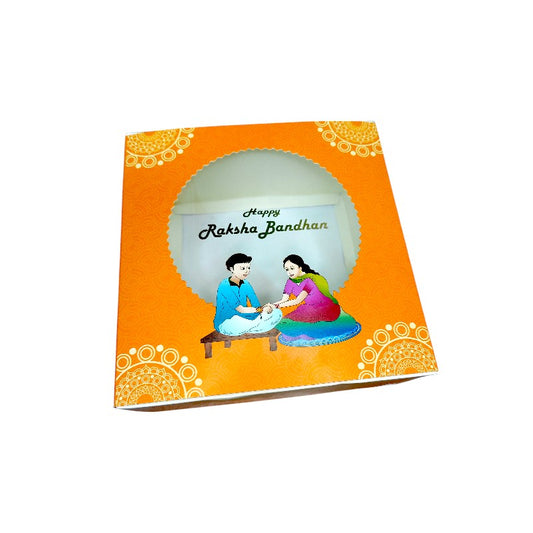 Raksha Bandhan hamper Box ( 7" x7" x 3.5")