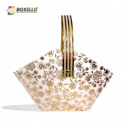 Premium Gold Foiling Basket ( 13"x8"x6")