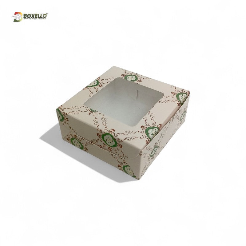 4 Pcs Laddoo Box  (4" x 4" x 1.75")