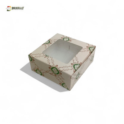 4 Pcs Laddoo Box  (4" x 4" x 1.75")