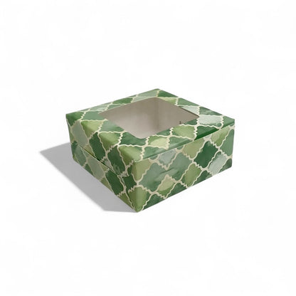 4 pcs Laddoo Box ( 4"x4"x1.75" ) inches