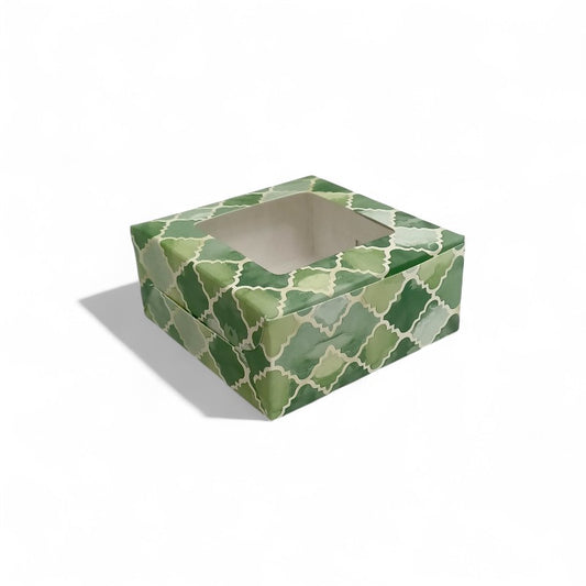 4 pcs Laddoo Box ( 4"x4"x1.75" )