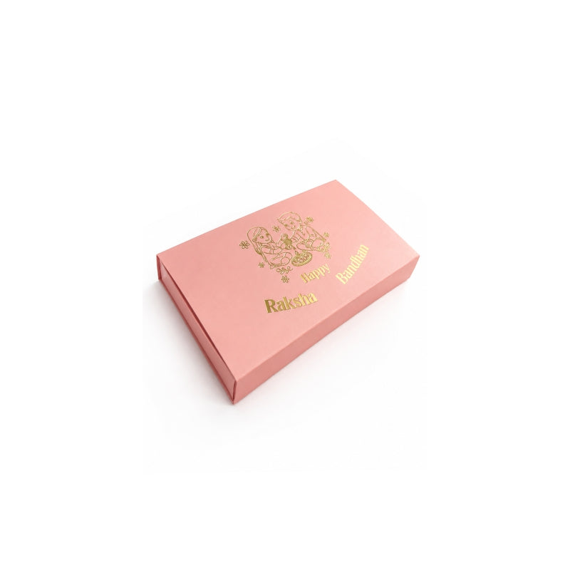 Rakhi Kunafa Chocolate box (6.5" x 3.5"x 1")