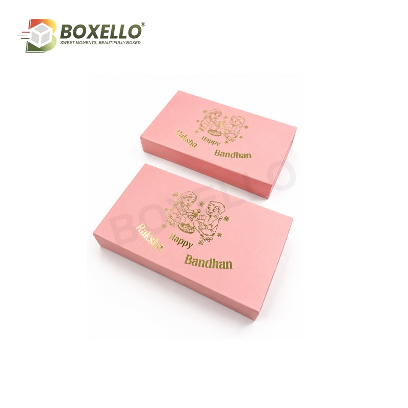 Rakhi Kunafa Chocolate box (6.5" x 3.5"x 1")