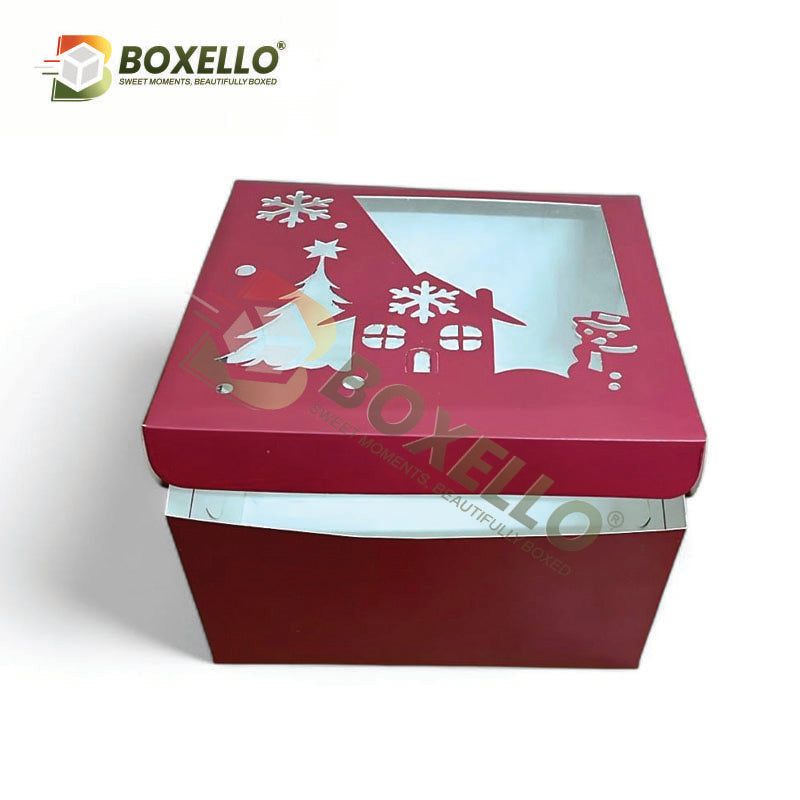 Christmas Snowman (8x8x5 inches)