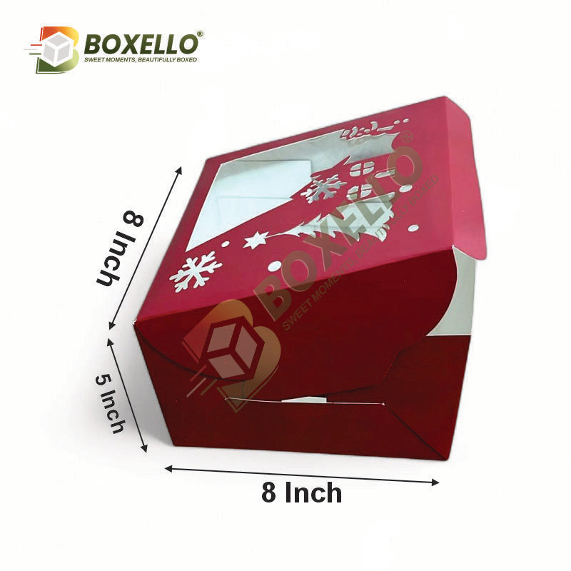 Christmas Snowman (8x8x5 inches)