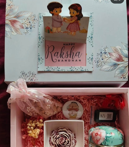 Rakhi Die Cut Hamper Box   (10" x 7" x 3.5" )