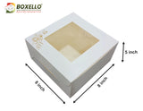 Square Window Cake  Box ( 8"x8"x5" inch ) 620